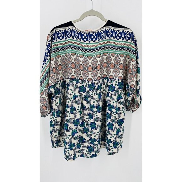 Gibson Latimer Multiprint Tunic Top Size L - Picture 7 of 11